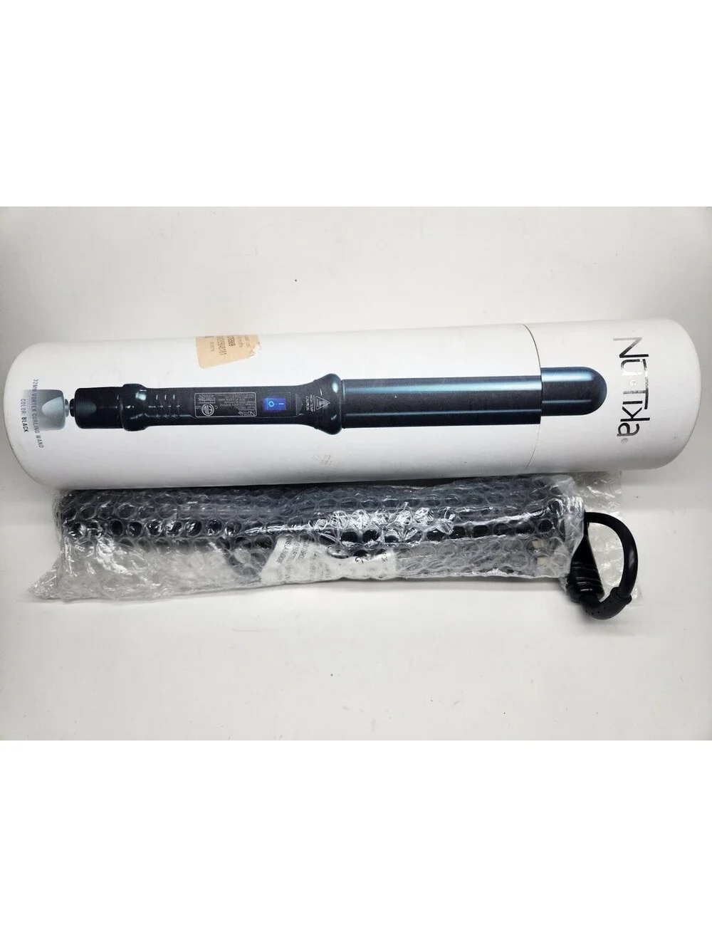 Nutika Professional 32mm Vortex Curling Wand Black HBO25U  **OPEN BOX**